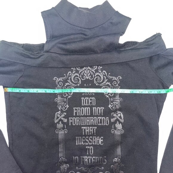 Killstar cold shoulder tunic - Picture 7 of 13